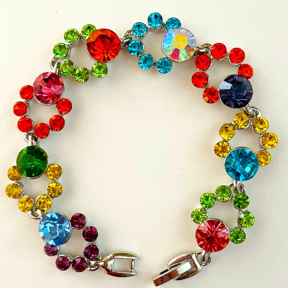 C&C Rhinestone colorful bracelet